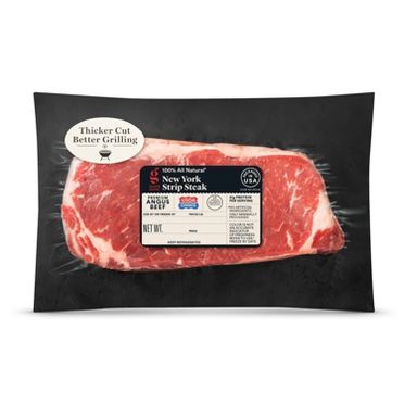 Fresh USDA Choice Angus Beef New York Strip Steak - 0.63-1.50 lbs - price per lb - Good & Gather™