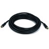 Monoprice Digital Coaxial Cable - 15 Feet - Black | Audio/Video RCA Cable Male to Male RG59U 75ohm (for S/PDIF, Digital Coax, Subwoofer & Composite - 4 of 4