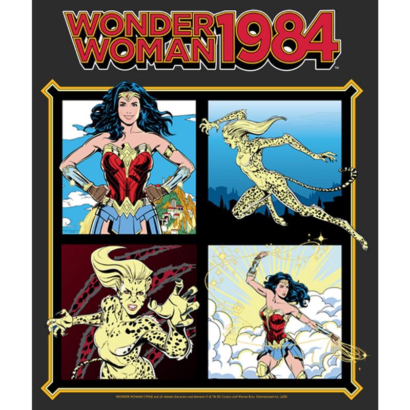 Women's Wonder Woman 1984 Comic Panels T-Shirt, 2 of 5