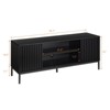 Mid Century Modern TV Table for TV's Up to 65 Inch, Entertainment Center With Cord Management for Media Furniture - 3 of 4