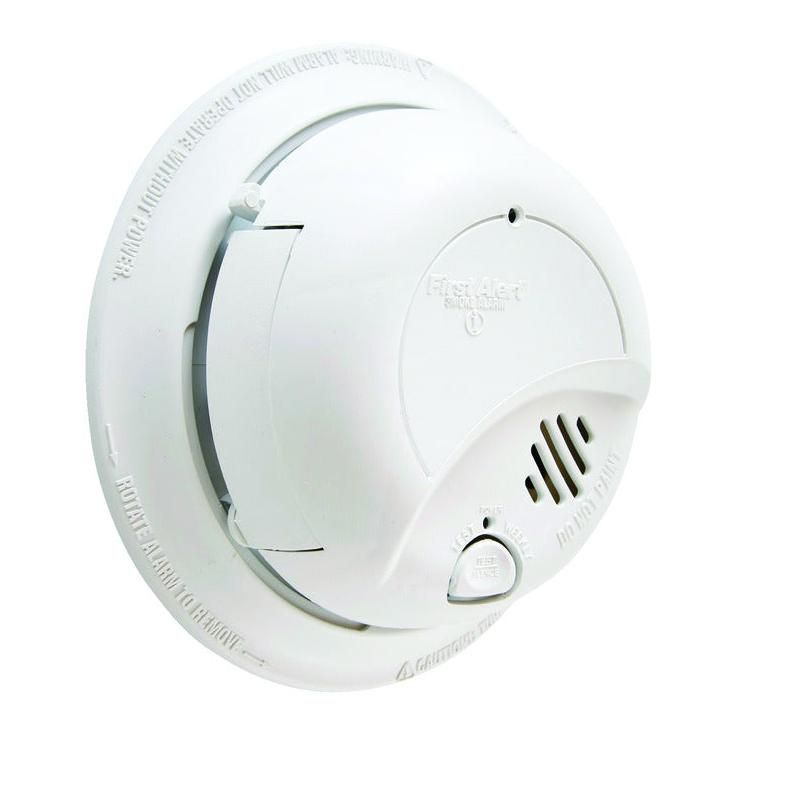 First Alert Hard-Wired w/Battery Back-up Ionization Smoke/Fire Detector, 1 of 4