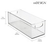 mDesign Plastic Storage and Toiletry Organizer for Bathroom - 4 Pack - Clear, USA Made - 4 of 4