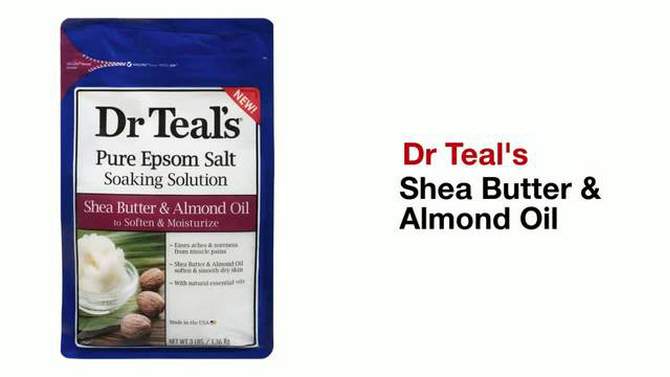 Dr Teal&#39;s Shea Butter &#38; Almond Oil Foaming Bubble Bath - 34 fl oz, 2 of 11, play video
