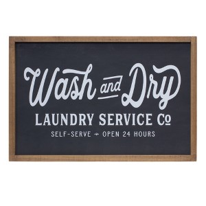 Wood Laundry Sentiment Sign 18.25"L - 1 of 2