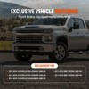 VEVOR Front Brake Kit Compatible with 2011-2019 Chevy Silverado GMC Sierra 2500 3500 HD, Drilled and Slotted Brake Rotors Ceramic Brake Pads - 3 of 4