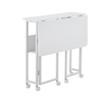 SEVOBAL Folding Tables Folding Desk Small Foldable, Folding Work Desk Office Desk Foldable Table For Home Office, White, 31.5"*22.9"*29.53" - 2 of 4