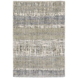 Oriental Weavers Aspen 530J9 Grey/ Ivory Indoor Area Rug - 3'10" x 5'5" - 1 of 4