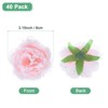 Unique Bargains Silk Artificial Peony Flower Heads Decorations - 3 of 4