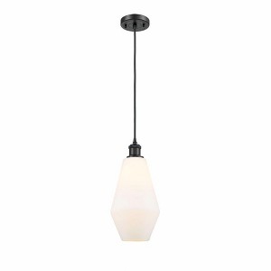Cindyrella - 1 Light Cord Hung Mini Pendant In Industrial Style-14.5 Inches Tall and 7 Inches Wide - 1 of 1