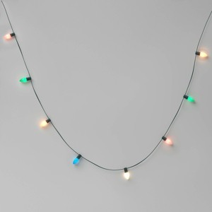 Incandescent Christmas Filament String Lights Multicolor Light Bulb with Green Wire - Wondershop™ - 1 of 4