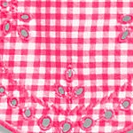 rouge pink gingham
