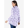 Woman Within Women's Plus Size Perfect Long Sleeve Shirt - 3 of 4