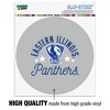 Eastern Illinois University Panthers Automotive Car Window Locker Circle Bumper Sticker - 3 of 4