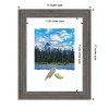 Amanti Art Regis Barnwood Narrow Wood Picture Frame - 4 of 4