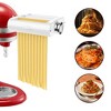 3-in-1 Pasta Maker Attachment for Stand Mixers – Stainless Steel Pasta Press Accessory (Mixer Not Included) - 2 of 4