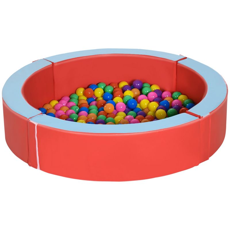 Outsunny Indoor/Outdoor Memory Foam Ball Pit for Toddlers 1-3 Sensory Toy, 4 of 7