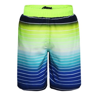 Rokka&Rolla Boys' Swim Trunks-Stripe Neon, size 14-16 — фото 2