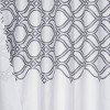 Dainty Home 3D Printed Textured 100% Cotton Shower Curtain - 2 of 3
