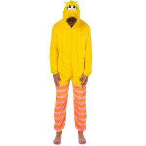 Sesame Street Union Suit Character Hooded Costume Kigurumi Pajama - 1 of 4