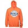 Mens Busch Light Hunter Orange Hoodie - 3 of 4