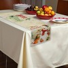 Unique Bargains Christmas Table Runner Polyester Red White 71x14 Inch 1Pcs - 2 of 4