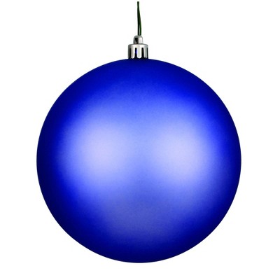 Vickerman 2.4"/24ct Matte Ball Ornament UV Coated Periwinkle