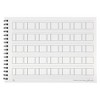 HG Art Concepts Painters Color Diary - 9x12" Spiral-Bound Color Swatch Book with 10 Pages for Watercolor & Mixed Media - 20-Pack - 2 of 4
