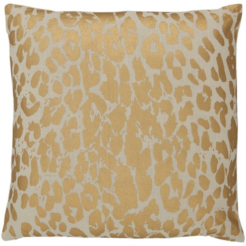 Leopard throw outlet pillows