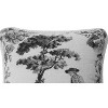 C&F Home Colonial Williamsburg 14" x 14" Black Toile Needlepoint Throw Pillow - 2 of 4