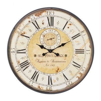 Iron Large Vintage Wall Clock, for Home Decor at best price in