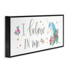 Stupell Industries Believe In Me Blue Unicorn, 24" x 10" - 3 of 4