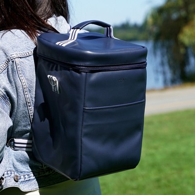 Twine Insulated Backpack Cooler Wine Tote - Adjustable Shoulder Straps and Front Pocket - Waterproof Cooler Backpack for Men Set of 1 — фото 4