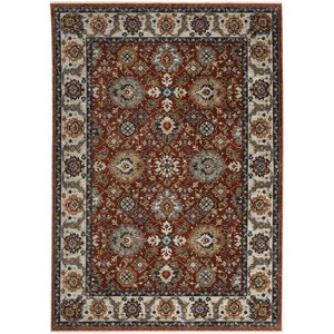 Oriental Weavers Aberdeen 562R1 Red/ Ivory Indoor Area Rug - 3'3" x 5' - 1 of 1