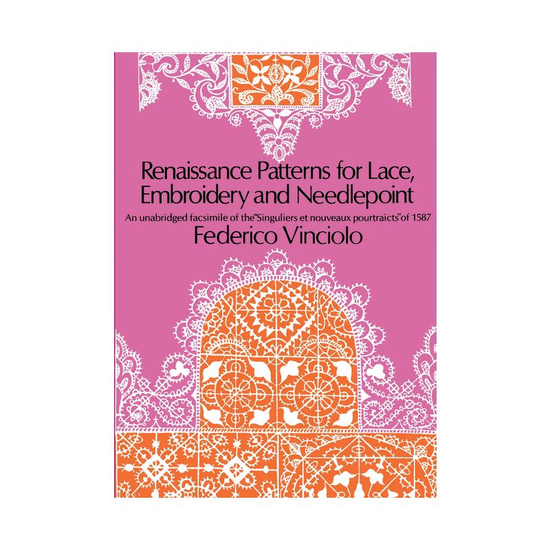 Renaissance Patterns for Lace, Embroidery and Needlepoint - (Dover Knitting, Crochet, Tatting, Lace) by  Federico Vinciolo (Paperback), 1 of 2