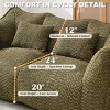 AENKYO Oversized Chenille Bean Bag Chair for Two People, Handle & Armrests - Large Lounger for Living Room, Gaming & Reading & Watching TV - 4 of 4