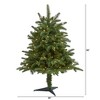 Nearly Natural 3-ft South Carolina Spruce Artificial Christmas Tree with 100 White Warm Light and 458 Bendable Branches - 2 of 4
