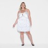 Women's Satin Bow Mini A-Line Dress - Wild Fable™ - 2 of 3
