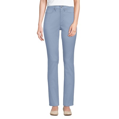 Lands' End Women's High Rise Slimming 5 Pocket Chino Slim Leg Pants