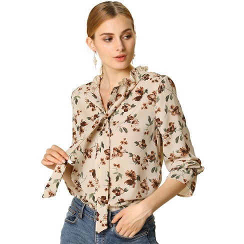 m.tbdress.com offers high quality Bowknot Stand Collar Single-Breasted  Women's Blouse under the categ…