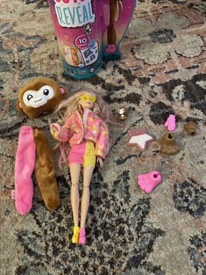 Barbie Cutie Reveal Jungle Series Monkey Doll : Target