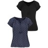 Women's 2 Pk Tassel Detail Tops - LASCANA - 4 of 4
