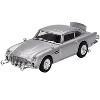 Aston Martin DB5 RHD Birch Silver Metallic 007 James Bond "Goldfinger" (1964) Movie Limited Ed 1/64 Diecast Model Car by Mini GT - 4 of 4
