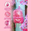 Packed Party Backpack, Women's Fashion Shoulder Knit Book Bag; Trendy Unicorn Confetti Look for Work and Travel (Pink - Sweet Tart) - 3 of 4