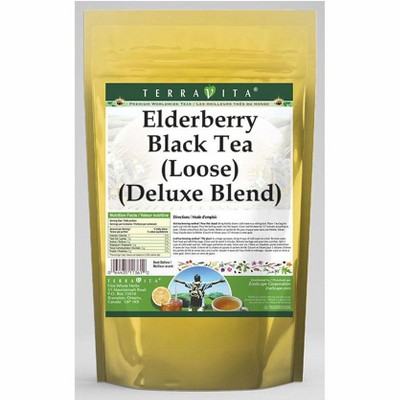 TerraVita Elderberry Black Tea (Loose) (Deluxe Blend) (4 oz, ZIN: 532472, 1-Pack)