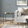 Black Bronze Side Table with Metal Tabletop - Henn&Hart - 3 of 4