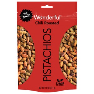 Wonderful Pistachios No Shells Chili Roasted - 11oz - 1 of 4