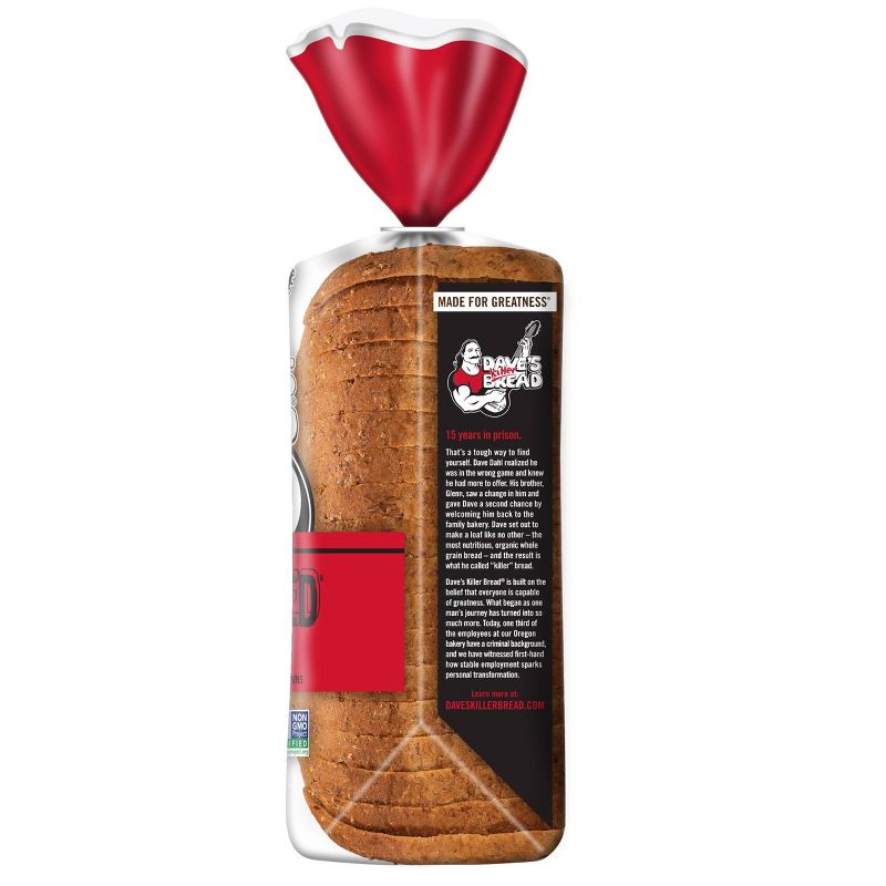 Dave&#39;s Killer Bread Organic Powerseed Sandwich Bread - 25oz, 4 of 8