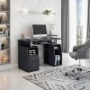 NicBex 47.25 Inch Computer Home Office Desk with 2 Drawers,Keyboard Tray and Open Shelves - 2 of 4