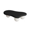 GDFStudio Seraph Modern Cloud Shaped Coffee Table with 3 Ball Legs - 4 of 4