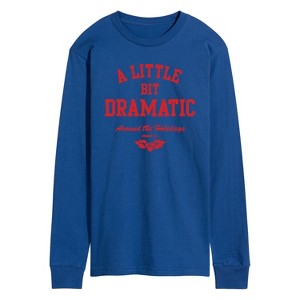 Men's - Mean Girls - Little Bit Dramatic Around Holidays Long Sleeve Graphic T-Shirt - 1 of 4